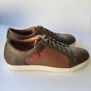 Marc Joseph Brown and Tan Sneakers